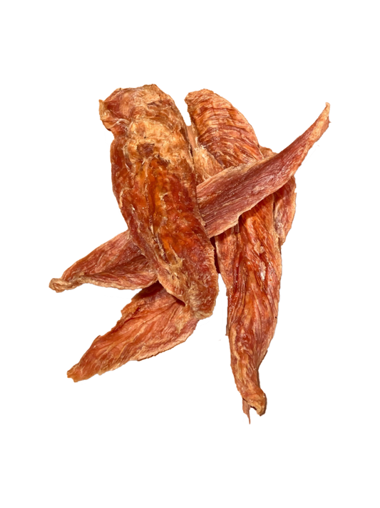 Chicken Jerky with Wild Alaskan Salmon Oil